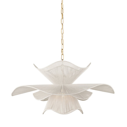 Mitzi by Hudson Valley Lighting Amanda Chandelier in Aged Brass