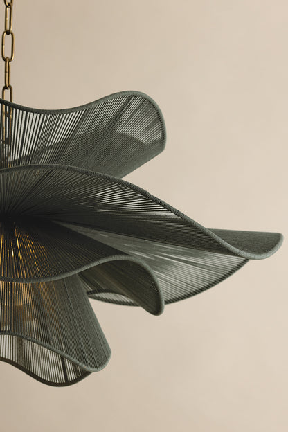 Mitzi by Hudson Valley Lighting Amanda Chandelier in Patina Brass, detail view 1