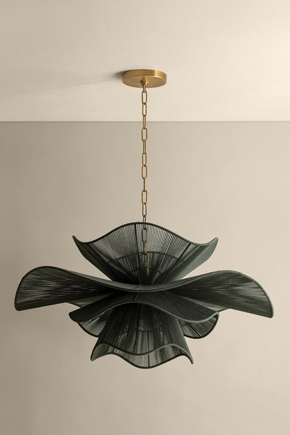 Mitzi by Hudson Valley Lighting Amanda Chandelier in Patina Brass, detail view 3