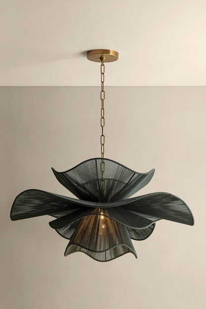 Mitzi by Hudson Valley Lighting Amanda Chandelier in Patina Brass, detail view 4
