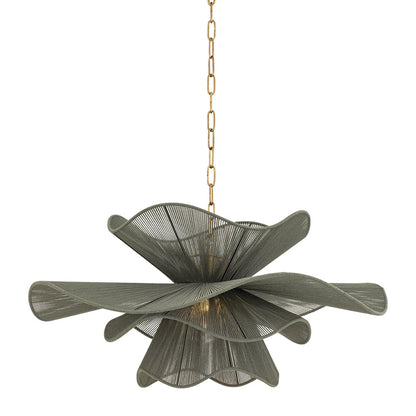 Mitzi by Hudson Valley Lighting Amanda Chandelier in Patina Brass