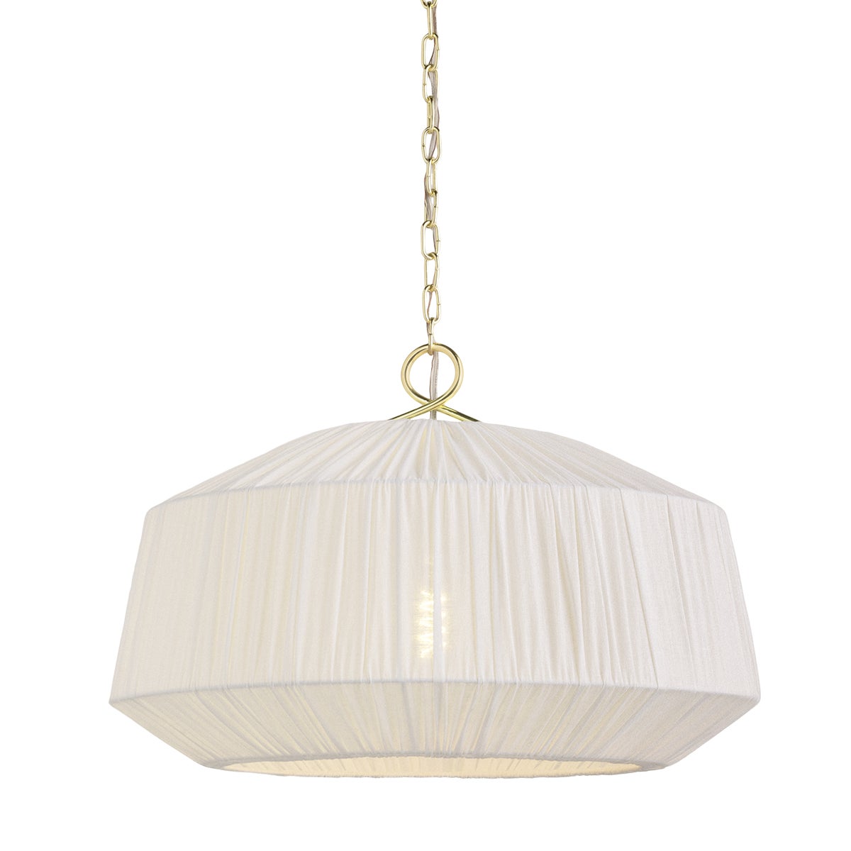 Mitzi by Hudson Valley Lighting Amanza Large Pendant in Aged Brass