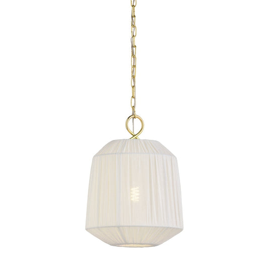 Mitzi by Hudson Valley Lighting Amanza Small Pendant in Aged Brass