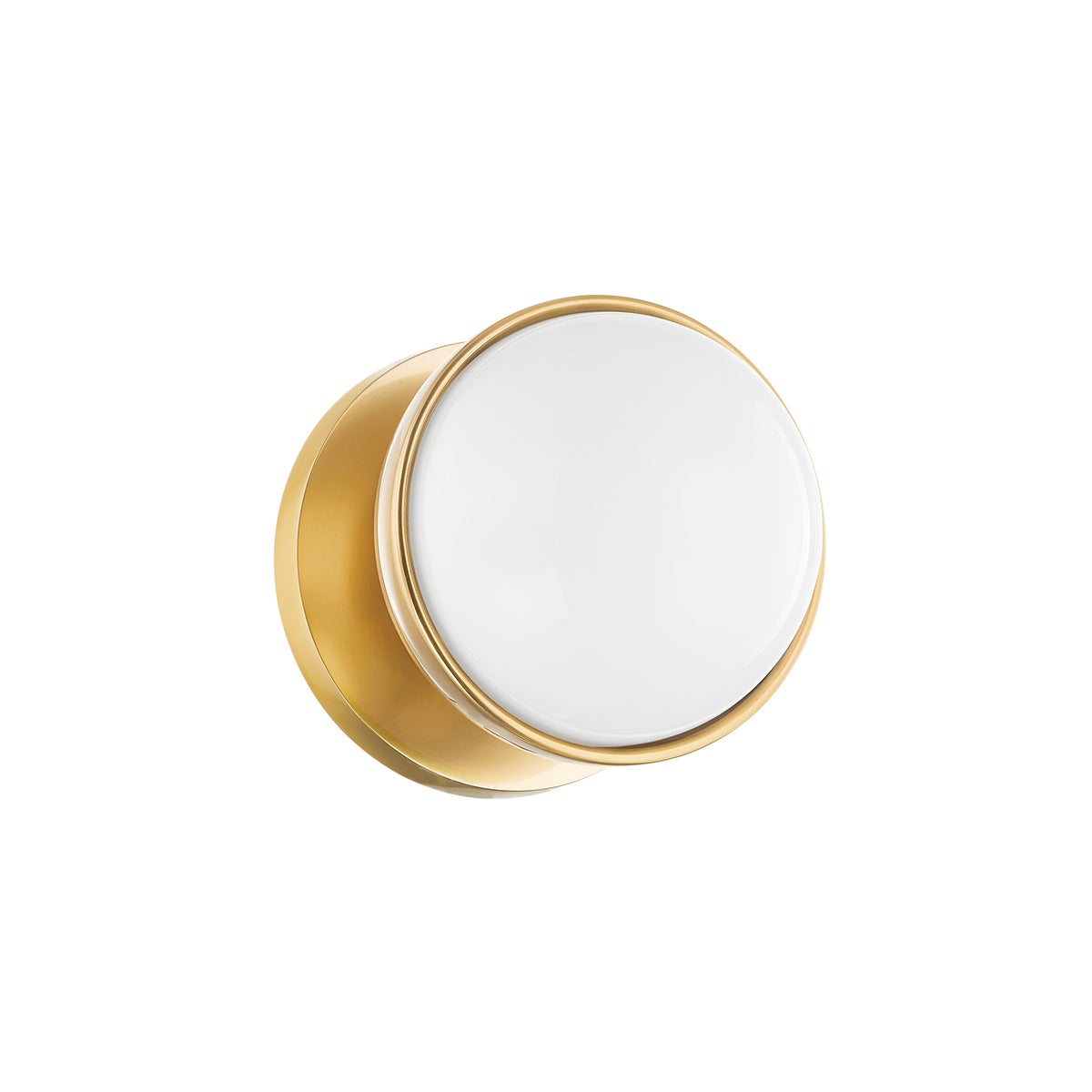 Mitzi by Hudson Valley Lighting Amy 1-Light Vanity Light in Aged Brass