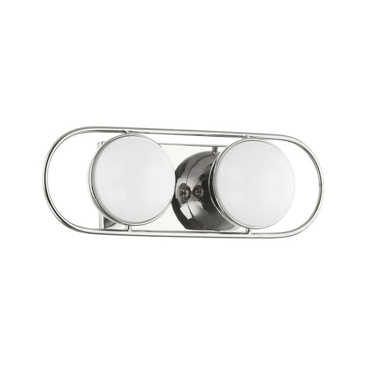 Mitzi by Hudson Valley Lighting Amy 2-Light Vanity Light in Polished Nickel