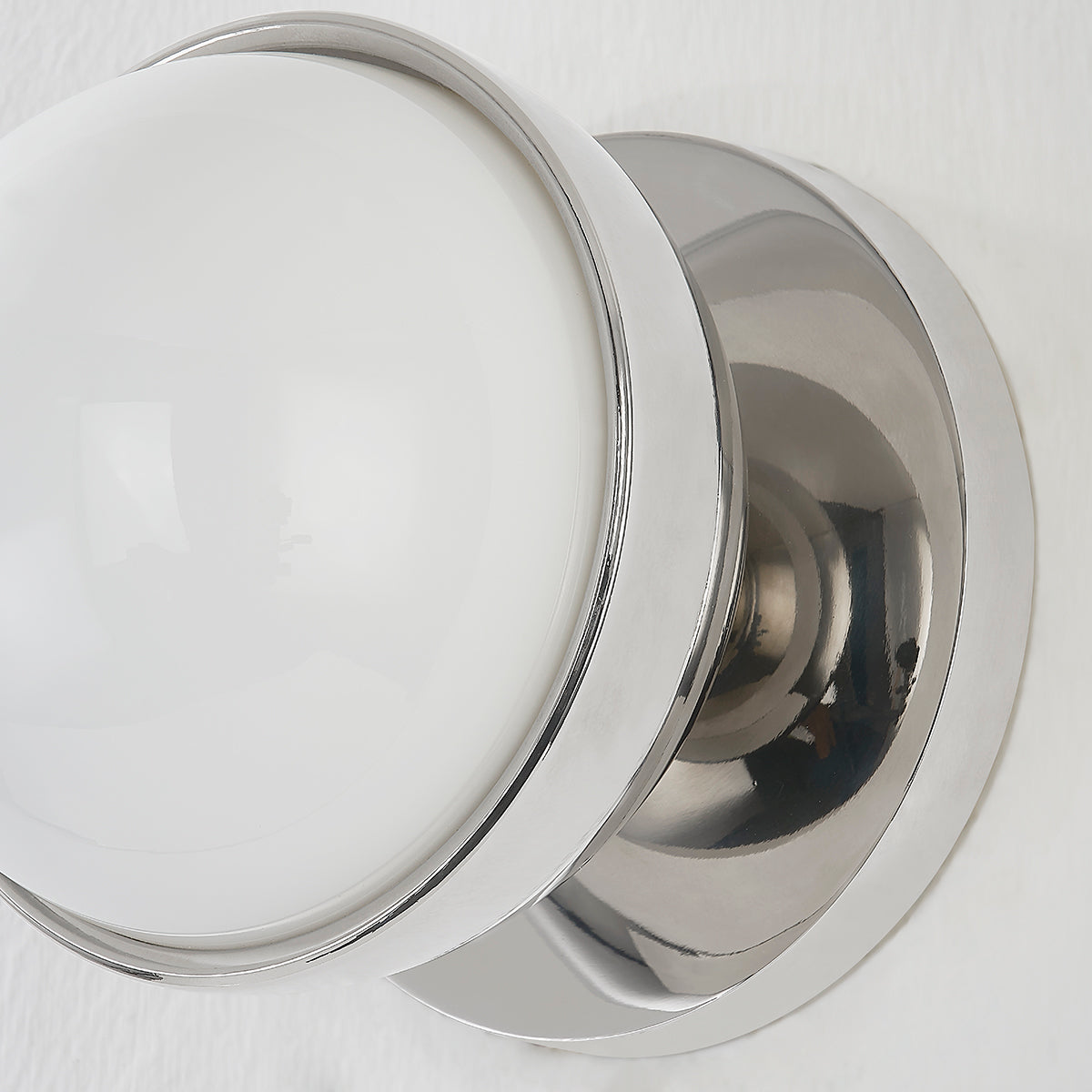 Mitzi by Hudson Valley Lighting Amy 1-Light Vanity Light in Polished Nickel, detail view 2