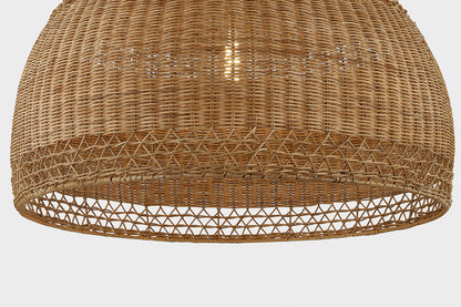 Mitzi by Hudson Valley Lighting April Large Pendant in Aged Brass, detail view 6