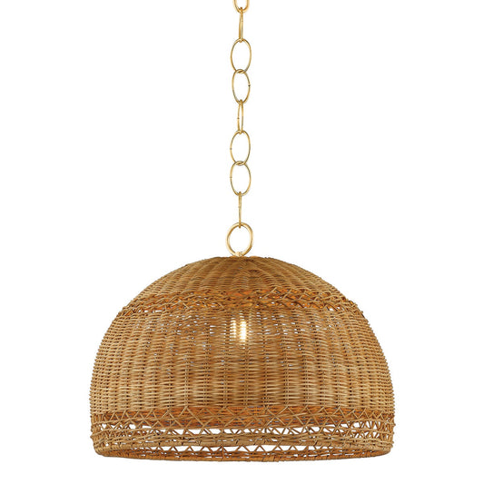 Mitzi by Hudson Valley Lighting April Small Pendant in Aged Brass