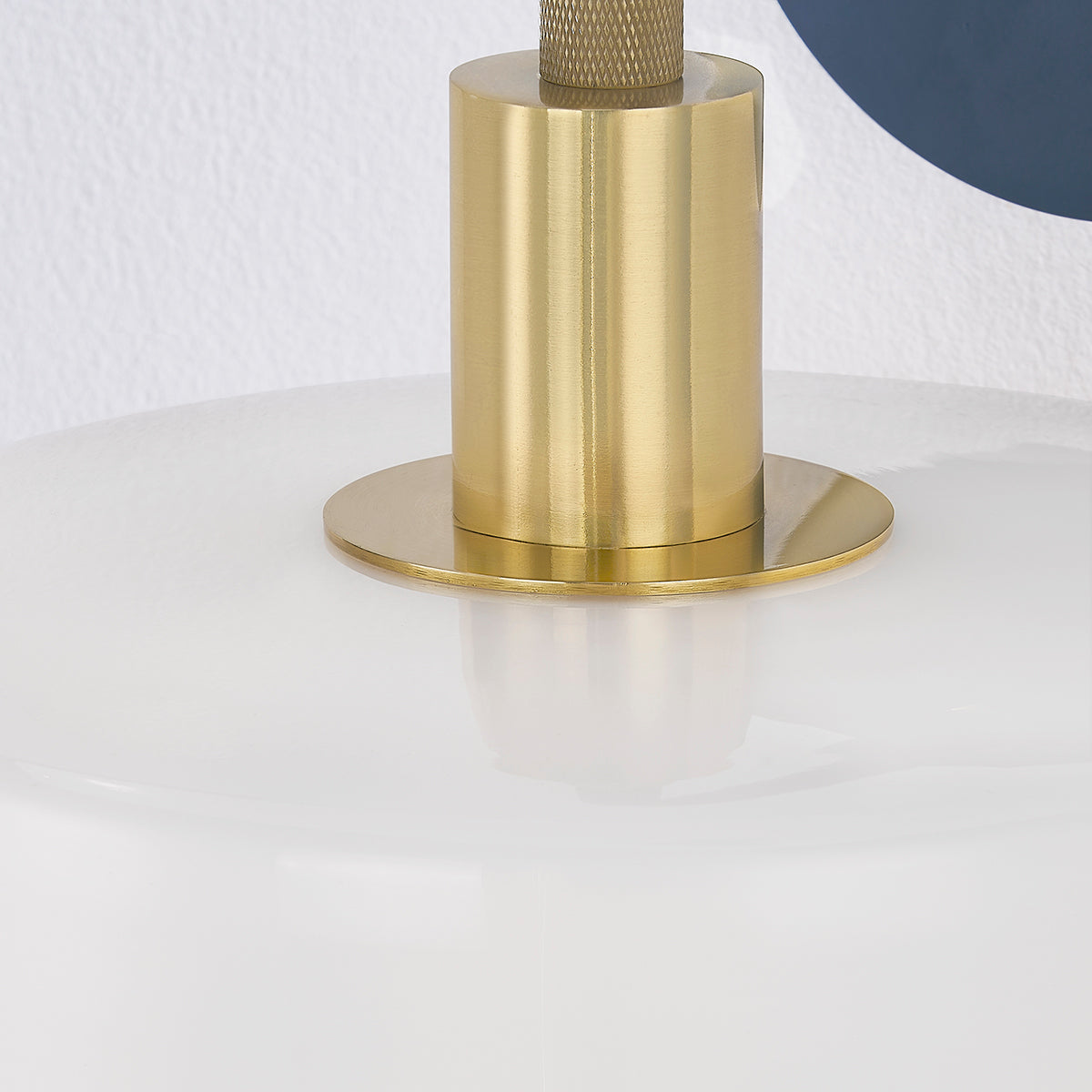 Mitzi by Hudson Valley Lighting Aston Wall Sconce in Aged Brass / Slate Blue, detail view 2