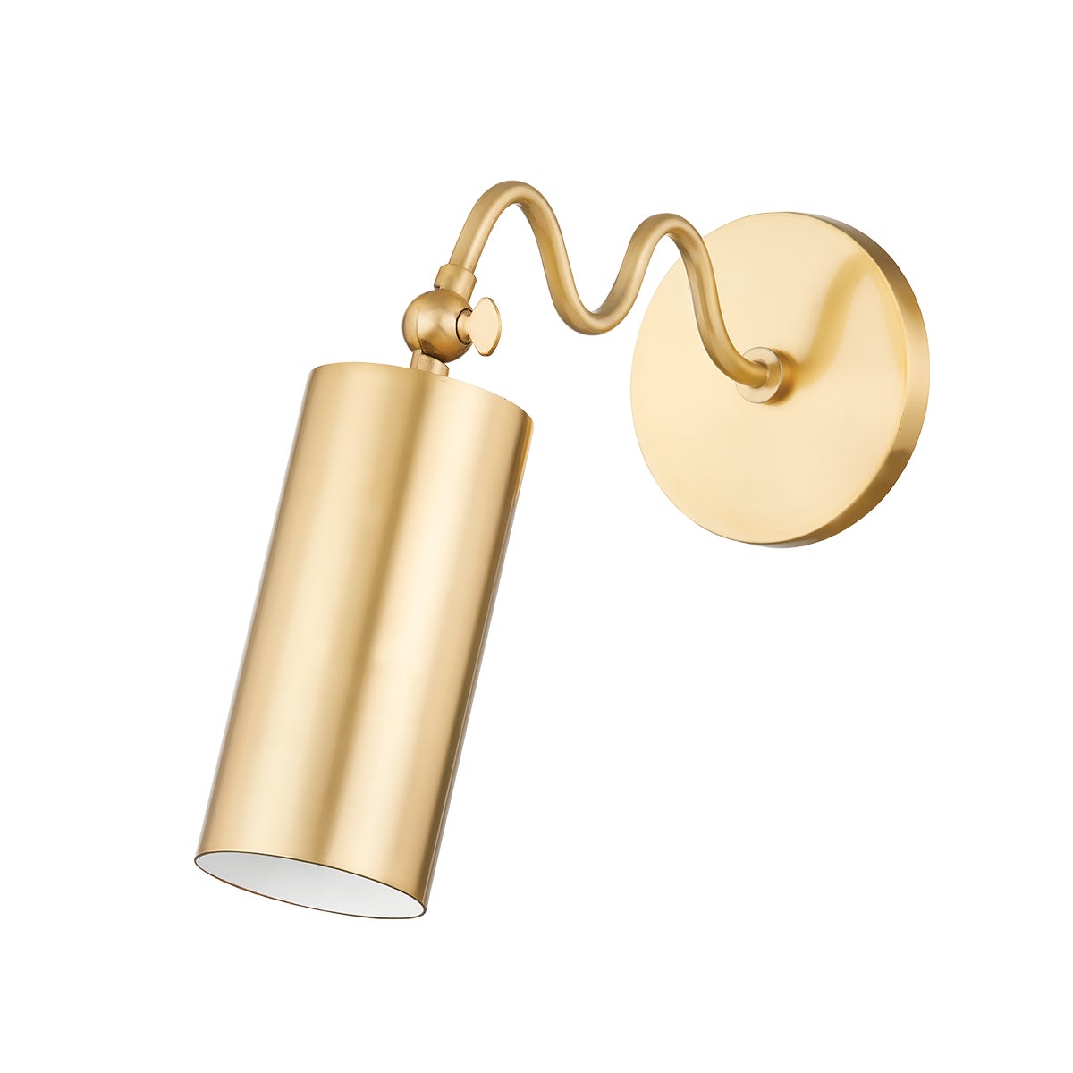 Mitzi by Hudson Valley Lighting Bea Wall Sconce in Aged Brass
