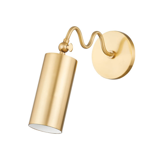 Mitzi by Hudson Valley Lighting Bea Wall Sconce in Aged Brass