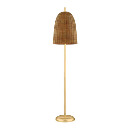 Mitzi by Hudson Valley Lighting Beatrice Floor Lamp in Aged Brass