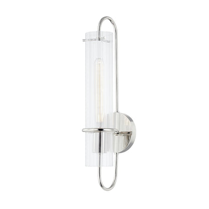 Mitzi by Hudson Valley Lighting Beck Wall Sconce in Polished Nickel