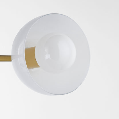 Mitzi by Hudson Valley Lighting Belle 3-Light Vanity Light in Aged Brass, detail view 1