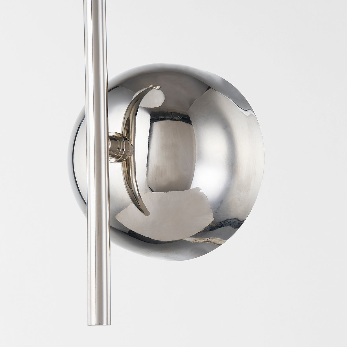Mitzi by Hudson Valley Lighting Belle Wall Sconce in Polished Nickel, detail view 1