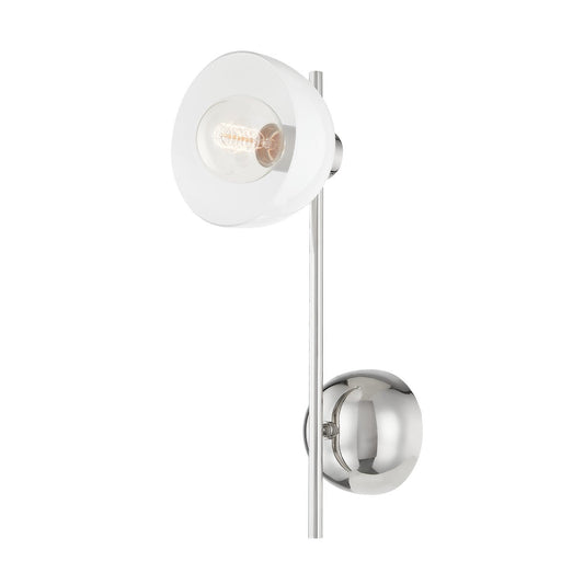 Mitzi by Hudson Valley Lighting Belle Wall Sconce in Polished Nickel