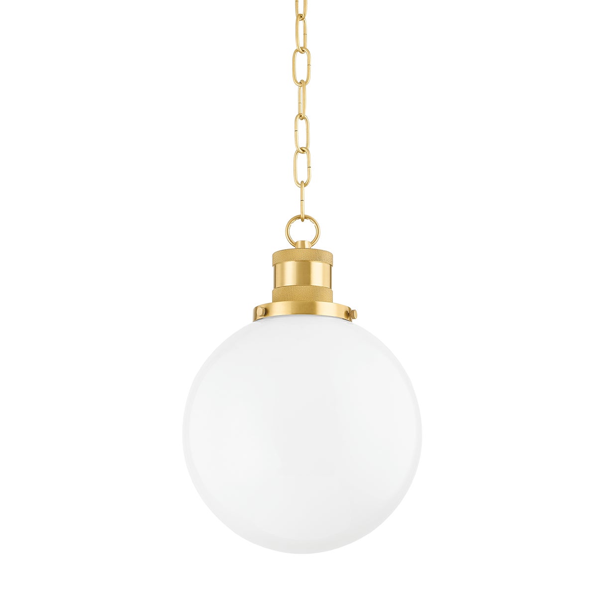Mitzi by Hudson Valley Lighting Beverly Small Pendant in Aged Brass
