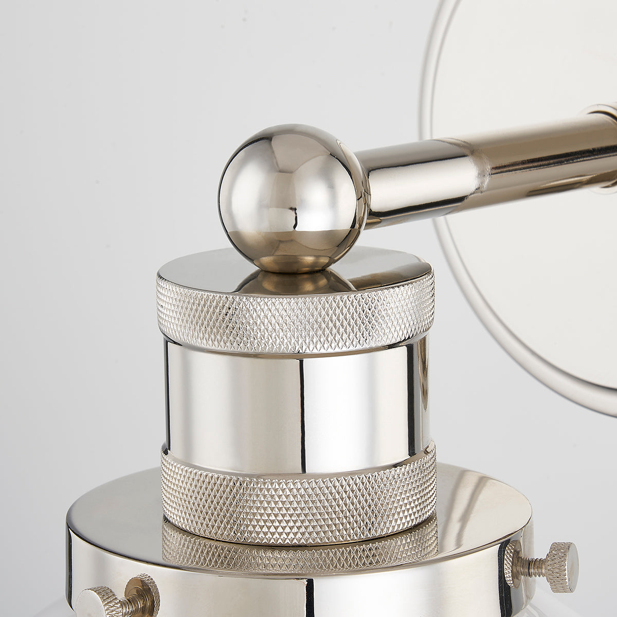 Mitzi by Hudson Valley Lighting Beverly Wall Sconce in Polished Nickel, detail view 1