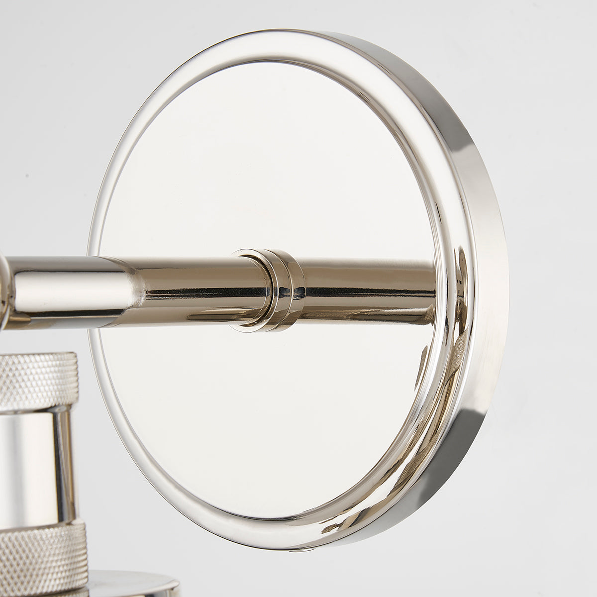 Mitzi by Hudson Valley Lighting Beverly Wall Sconce in Polished Nickel, detail view 2