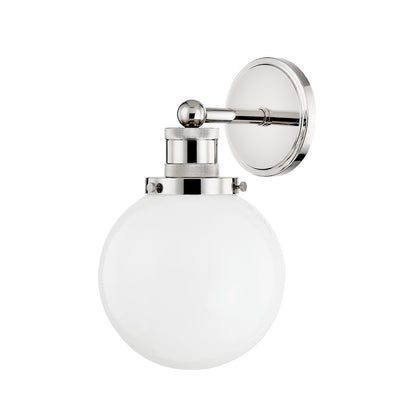 Mitzi by Hudson Valley Lighting Beverly Wall Sconce in Polished Nickel
