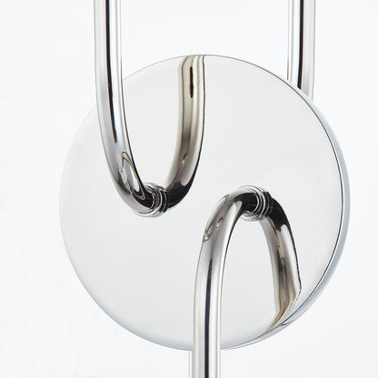 Mitzi by Hudson Valley Lighting Blakely Wall Sconce in Polished Nickel, detail view 2