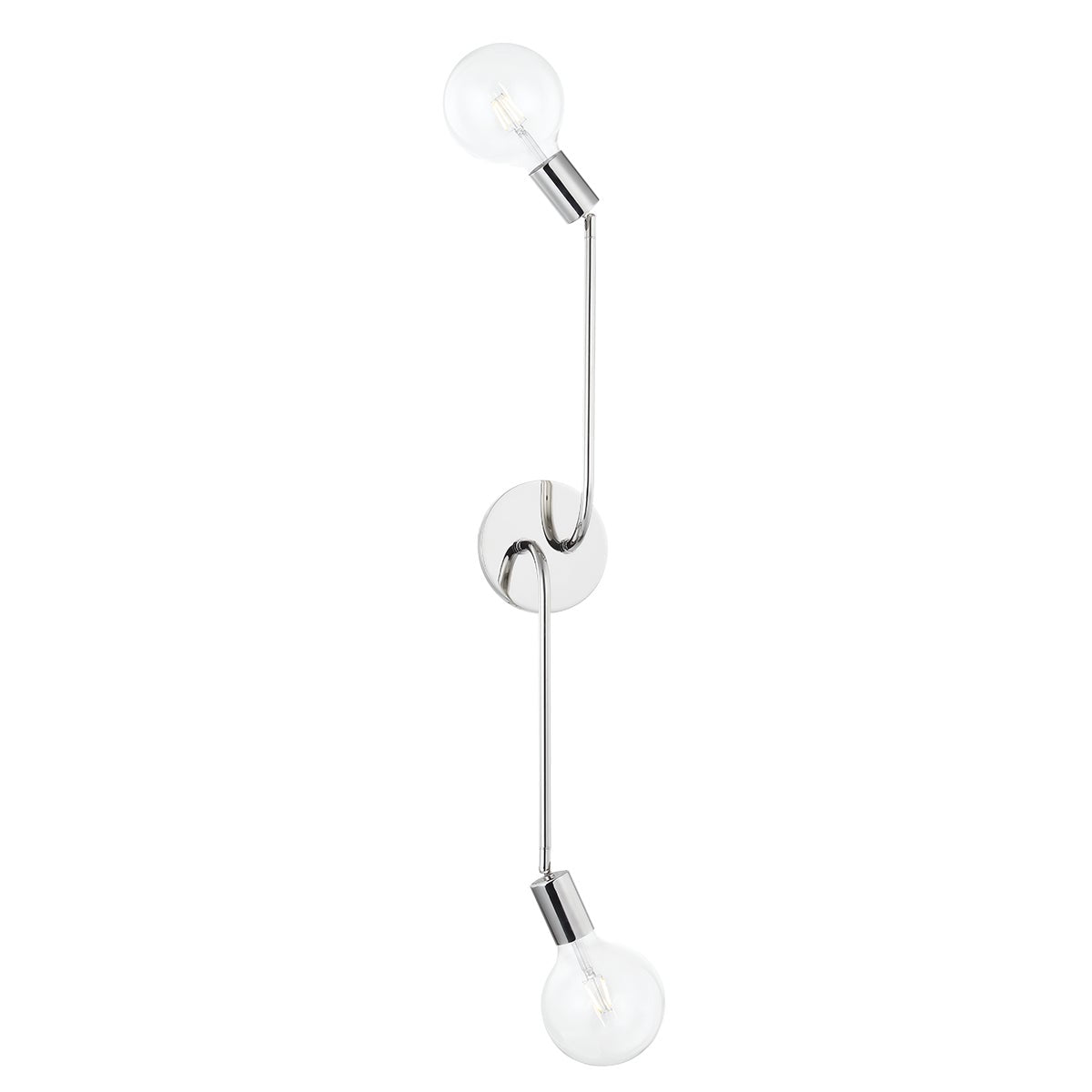 Mitzi by Hudson Valley Lighting Blakely Wall Sconce in Polished Nickel