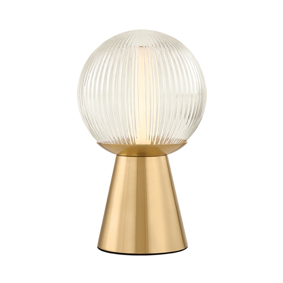 Mitzi by Hudson Valley Lighting Bria Rechargeable Table Lamp in Aged Brass