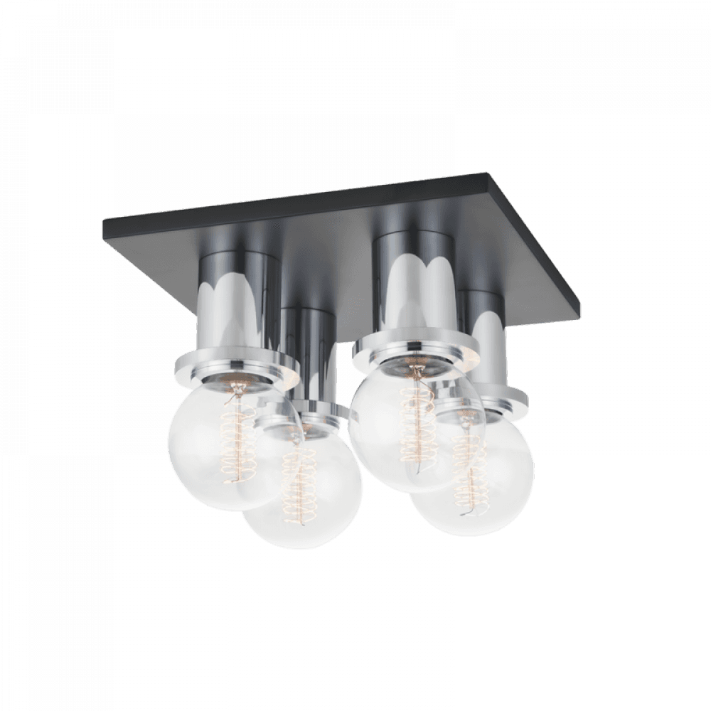 Mitzi by Hudson Valley Lighting Brandi Flush Mount Polished Chrome