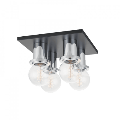 Mitzi by Hudson Valley Lighting Brandi Flush Mount Polished Chrome