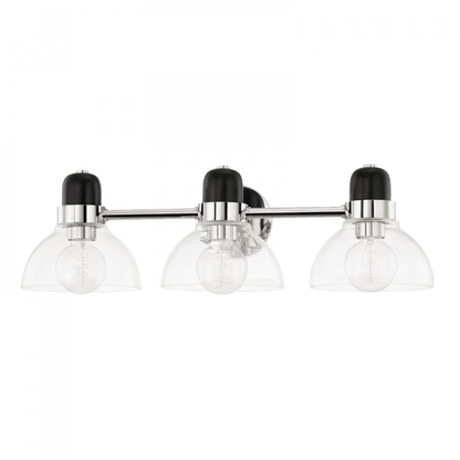 Mitzi by Hudson Valley Lighting Camile Bath Bracket Nickel, Polished Nickel