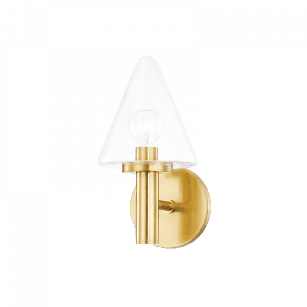 Mitzi by Hudson Valley Lighting Connie Bath Bracket Brass, Aged Brass