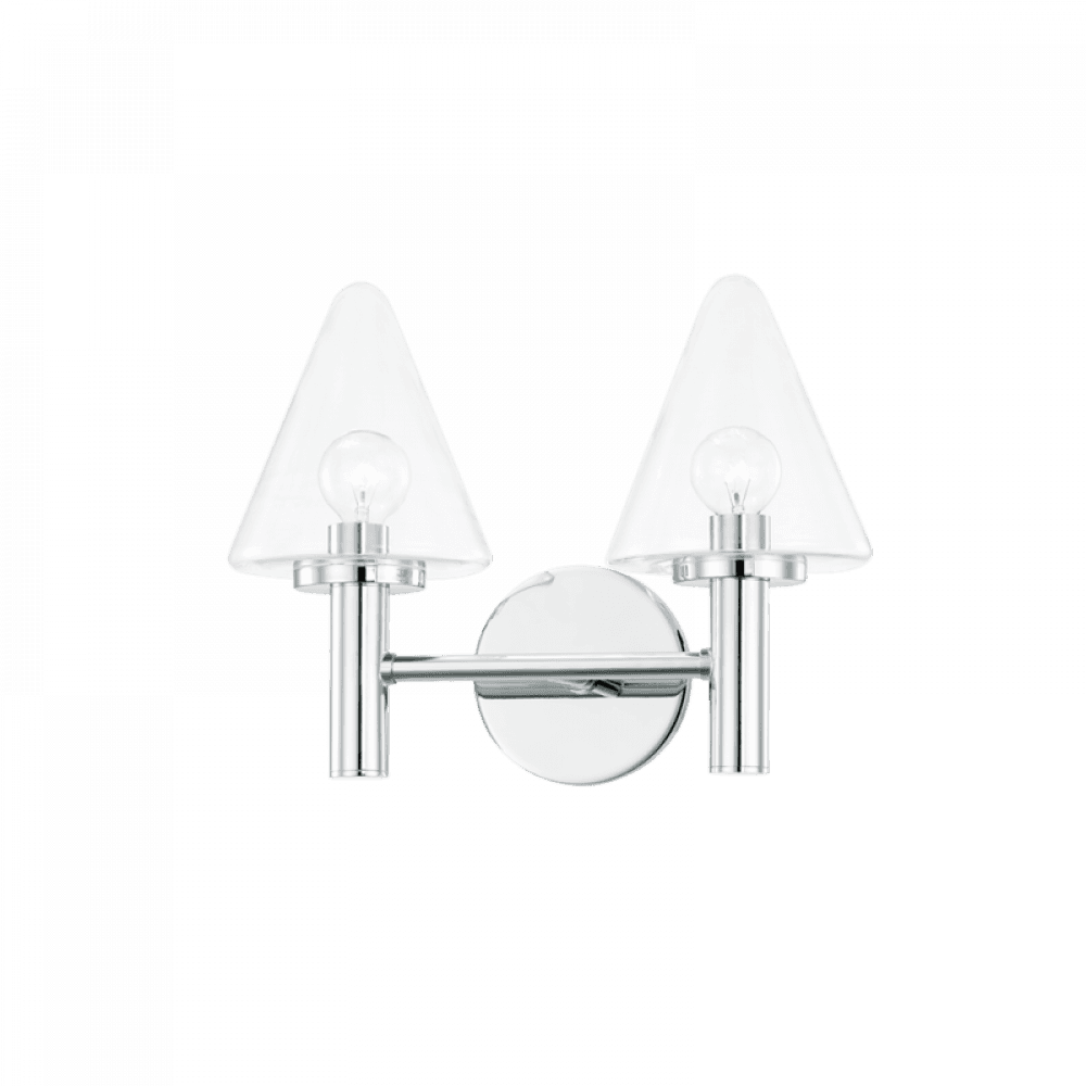 Mitzi by Hudson Valley Lighting Connie Bath Bracket Chrome, Polished Chrome