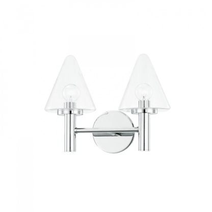 Mitzi by Hudson Valley Lighting Connie Bath Bracket Chrome, Polished Chrome