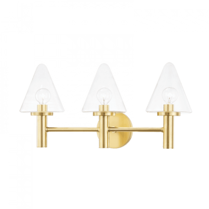 Mitzi by Hudson Valley Lighting Connie Bath Bracket Brass, Aged Brass