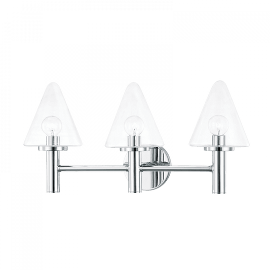Mitzi by Hudson Valley Lighting Connie Bath Bracket Chrome, Polished Chrome