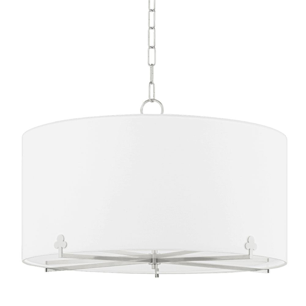 Mitzi by Hudson Valley Lighting Darlene Chandelier Polished Nickel, Nickel