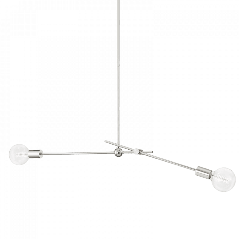 Mitzi by Hudson Valley Lighting Gale Pendant Nickel, Polished Nickel