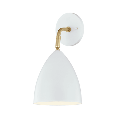 Mitzi by Hudson Valley Lighting Gia Wall Sconce Antique Brass, Aged Brass