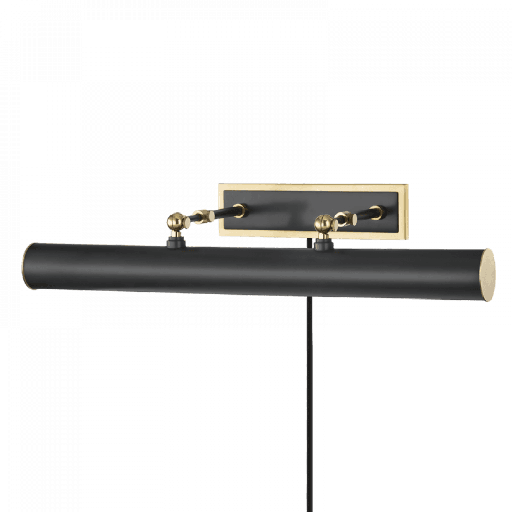 Mitzi by Hudson Valley Lighting Holly Picture Light With Plug Bronze, Aged Olde Bronze