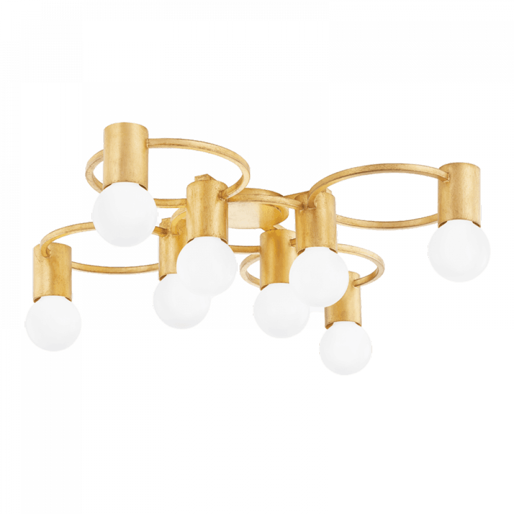 Mitzi by Hudson Valley Lighting Hope Semi-Flush Mount Gold Leaf, Gold