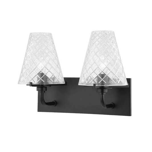 Mitzi by Hudson Valley Lighting Irene Bath Bracket Black