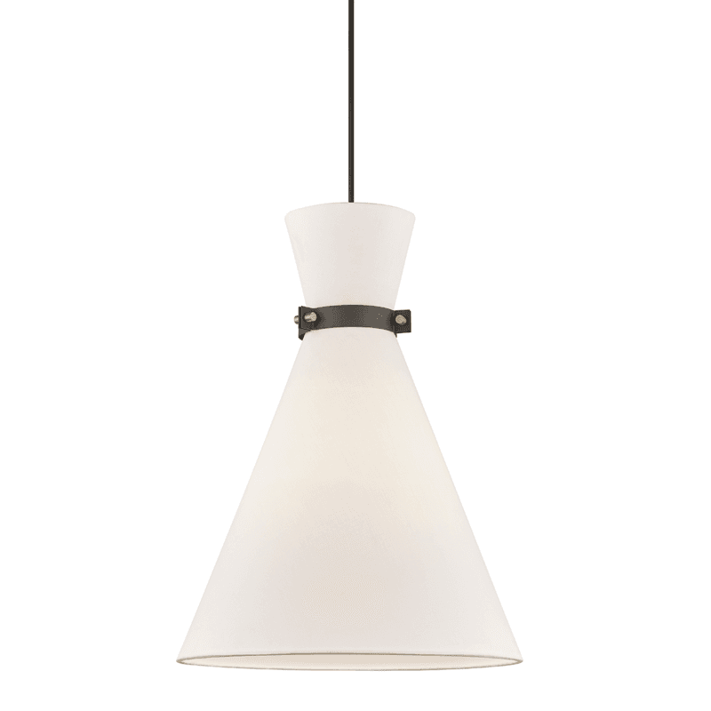 Mitzi by Hudson Valley Lighting Julia Large Pendant Aged Brass, Black