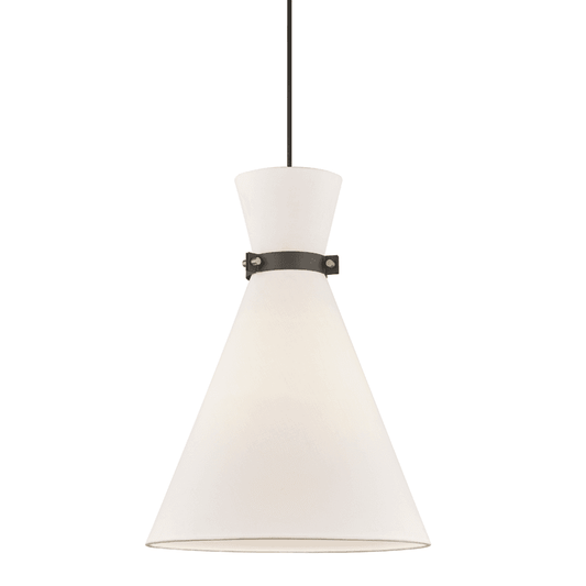 Mitzi by Hudson Valley Lighting Julia Large Pendant Aged Brass, Black