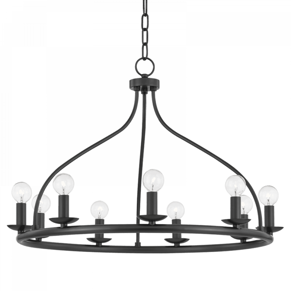 Mitzi by Hudson Valley Lighting Kendra Chandelier Olde Bronze, Bronze