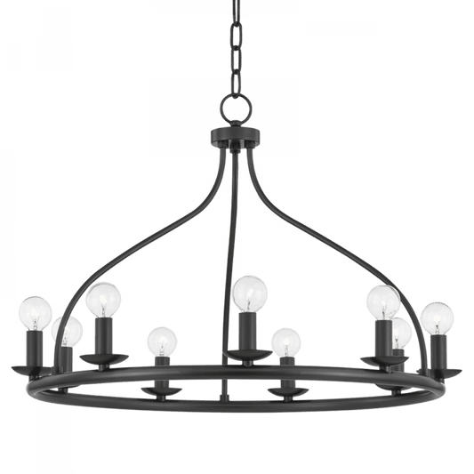 Mitzi by Hudson Valley Lighting Kendra Chandelier Olde Bronze, Bronze
