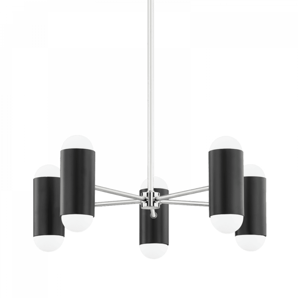Mitzi by Hudson Valley Lighting Kira Chandelier Polished Nickel