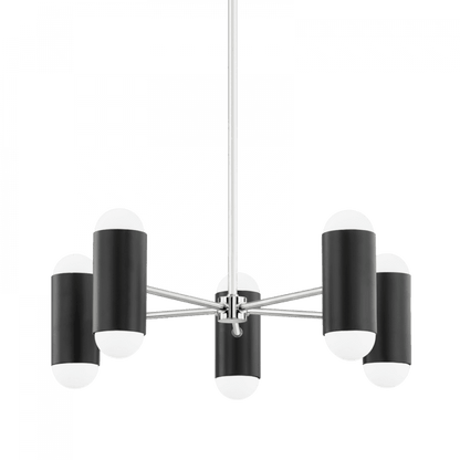 Mitzi by Hudson Valley Lighting Kira Chandelier Polished Nickel