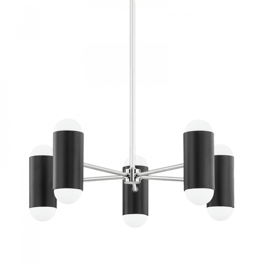 Mitzi by Hudson Valley Lighting Kira Chandelier Polished Nickel
