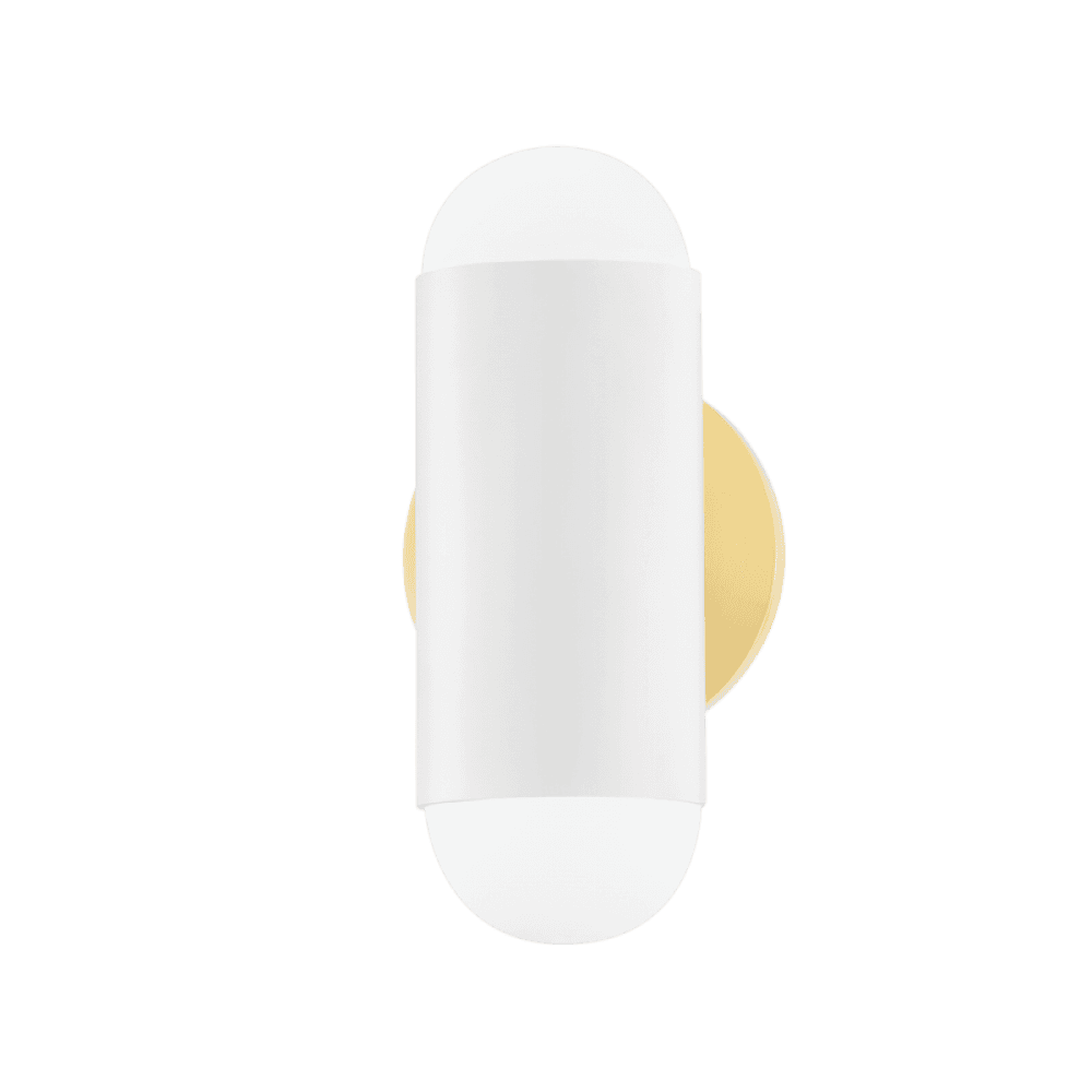 Mitzi by Hudson Valley Lighting Kira Wall Sconce Aged Brass