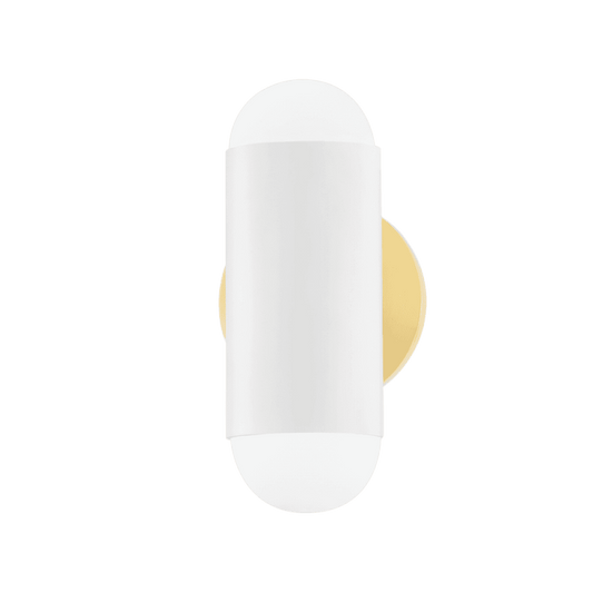 Mitzi by Hudson Valley Lighting Kira Wall Sconce Aged Brass